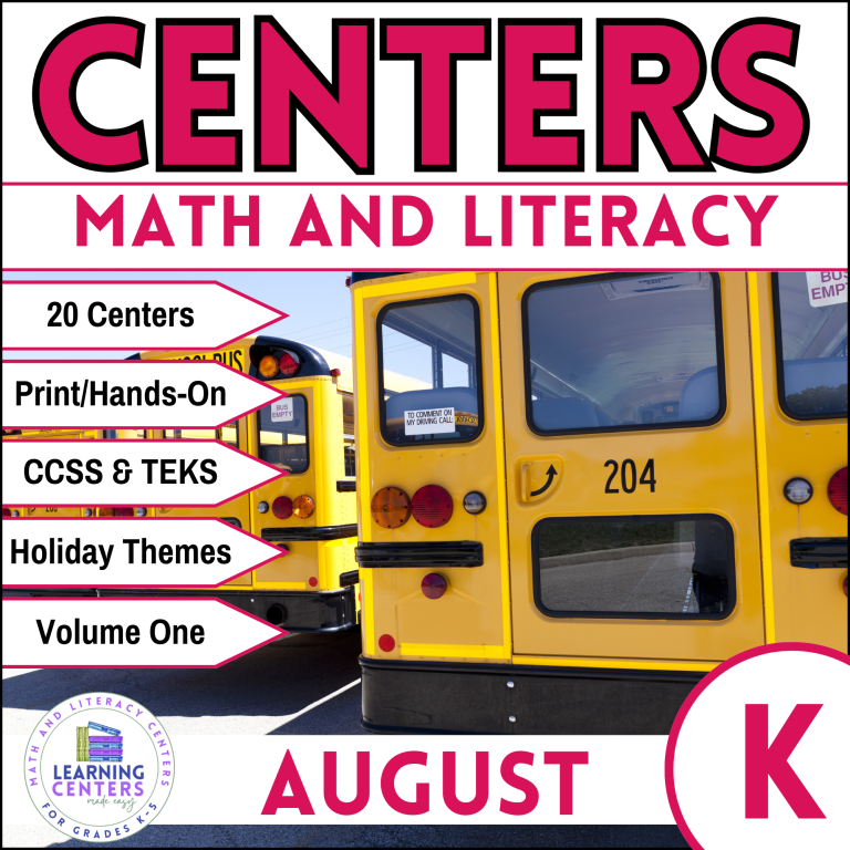 kindergarten-august-math-and-literacy-centers