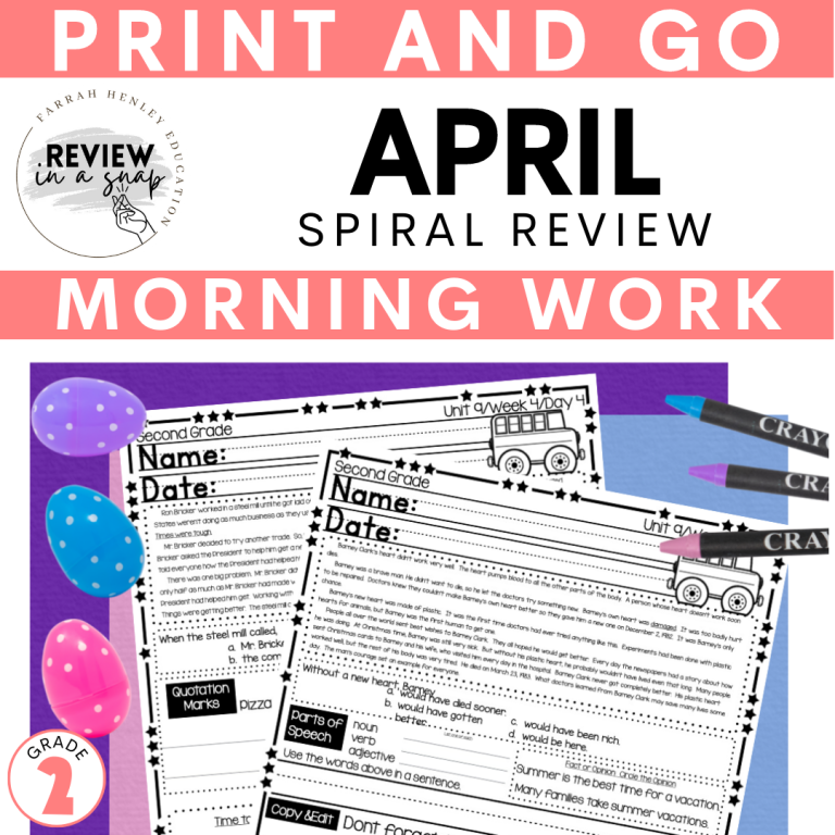 april-spiral-review-second-grade
