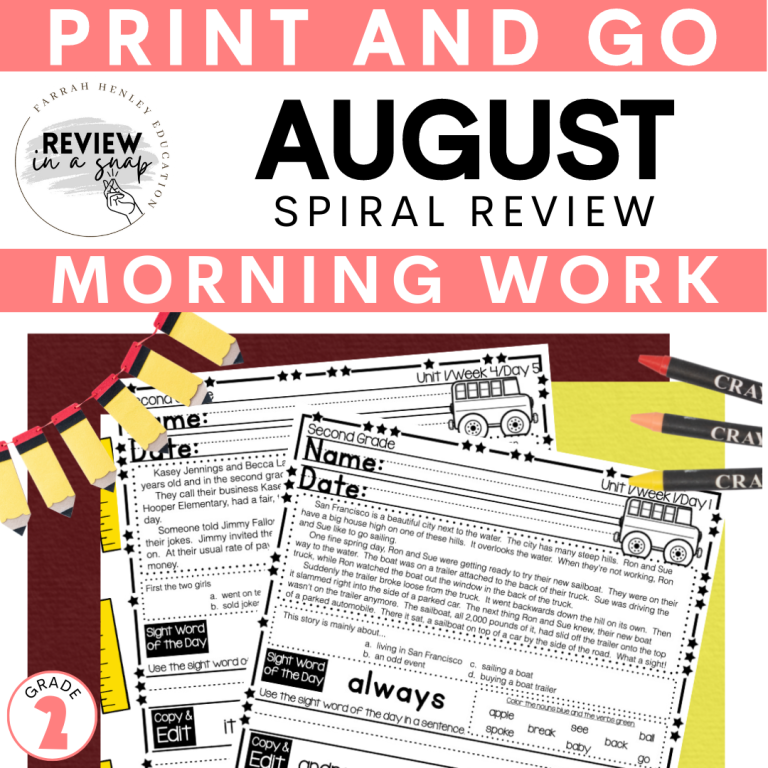 august-spiral-review-second-grade
