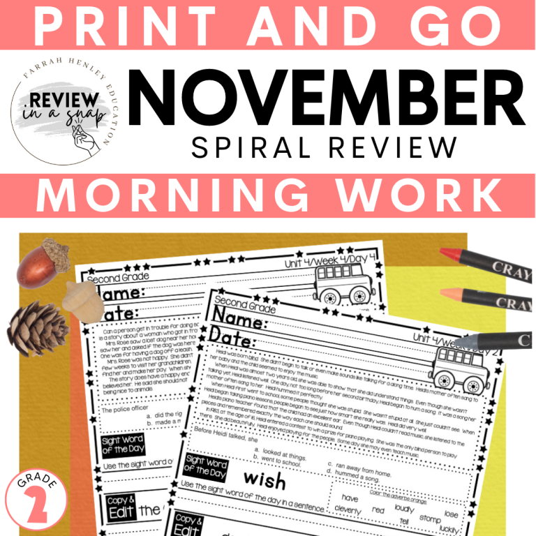 november-spiral-review-second-grade