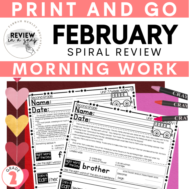 february-spiral-review-second-grade