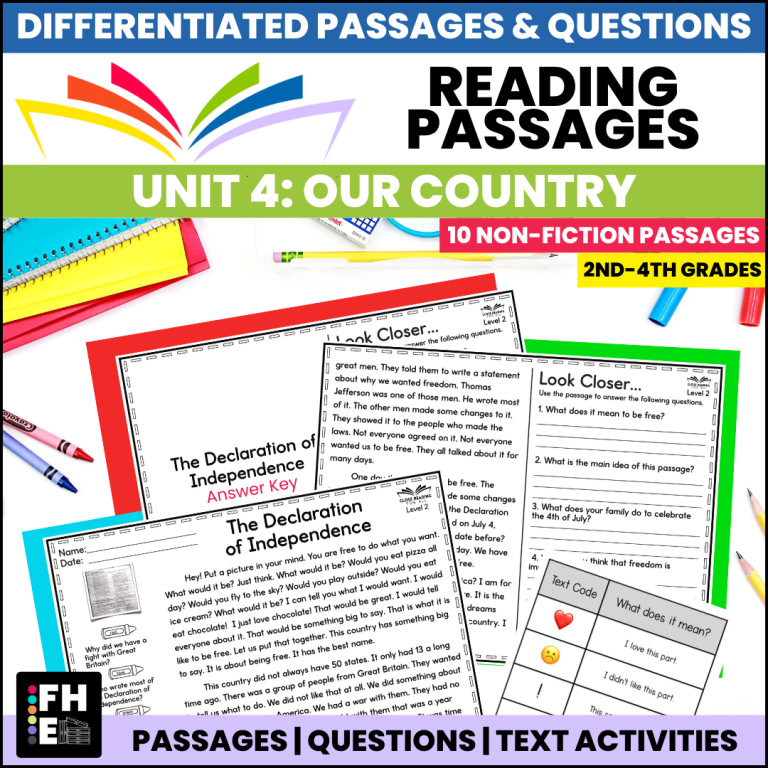 patriotic-differentiated-reading-comprehension