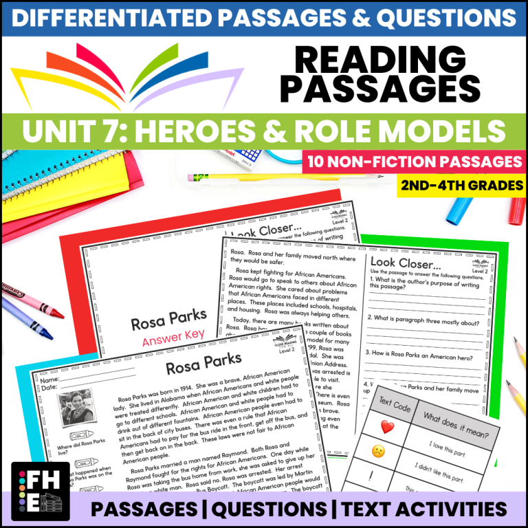 heroes-and-role-models-differentiated-reading-comprehension