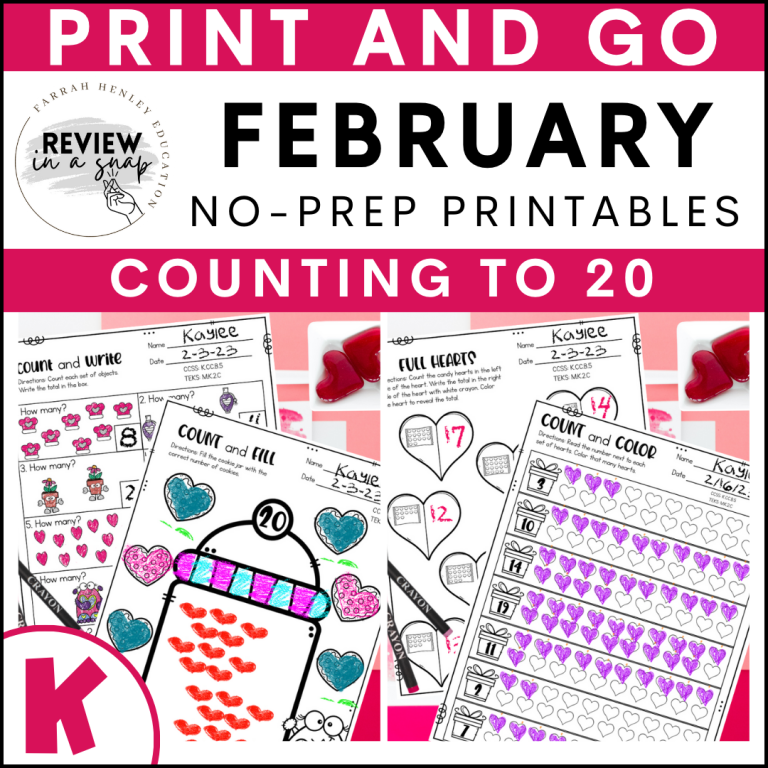 kindergarten-february-no-prep-review-activities