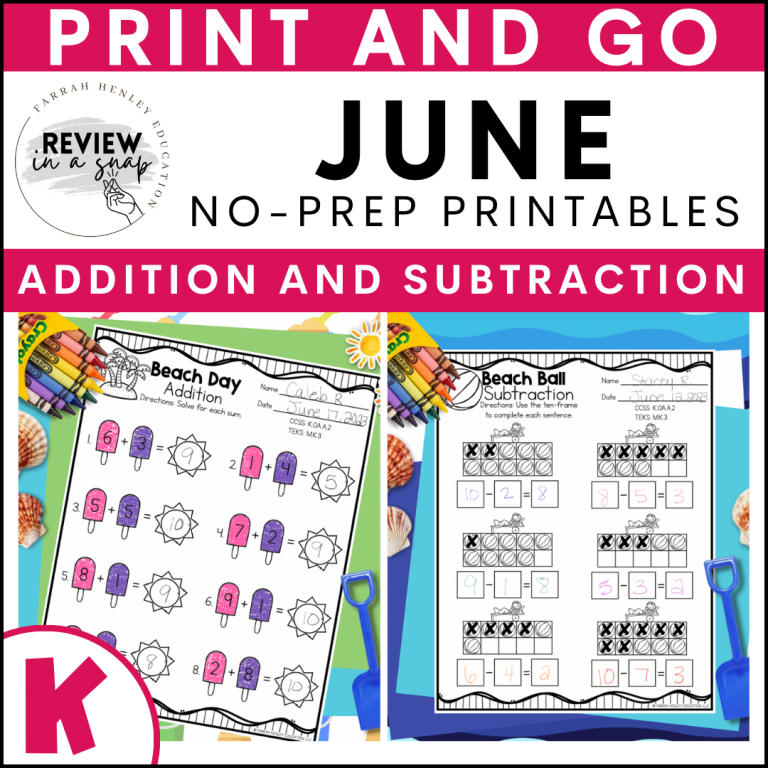 kindergarten-no-prep-june-review