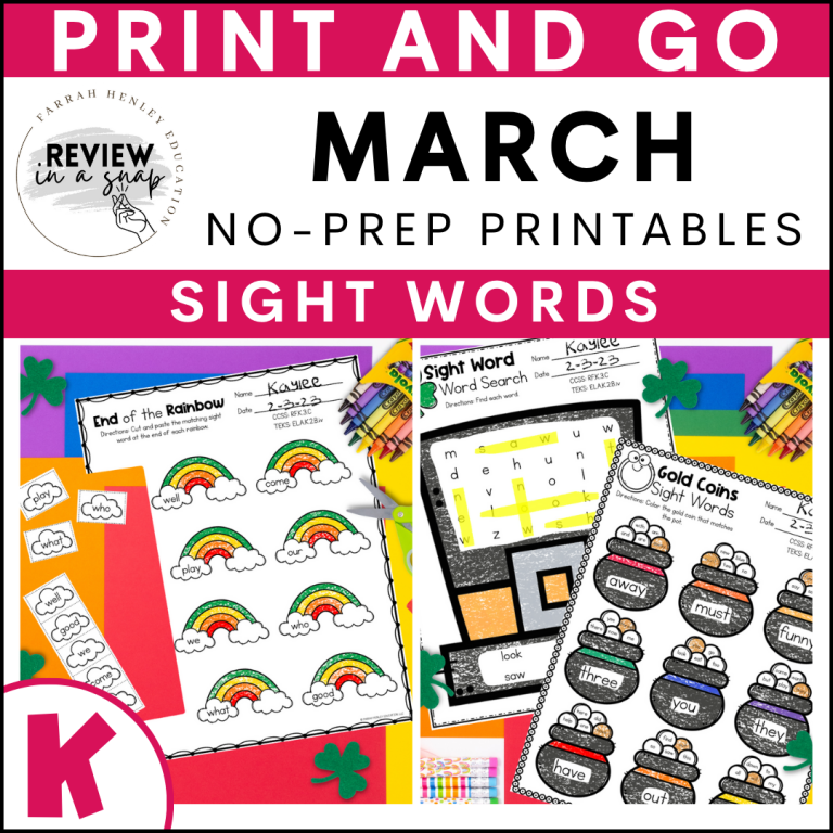 kindergarten-no-prep-march-review
