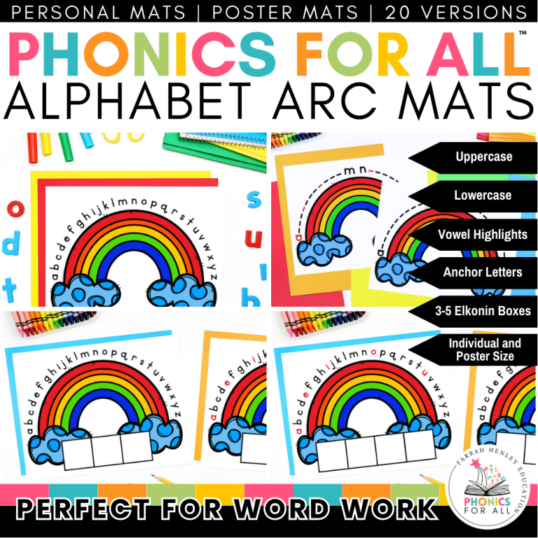 alphabet arc mats rainbow