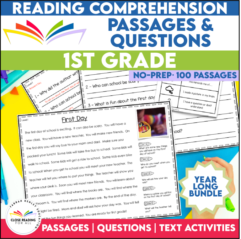First Grade Reading Comprehension