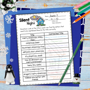 third fourth and fifth grade no prep december review activities