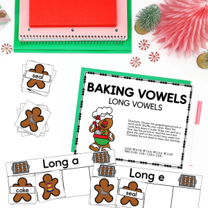 Christmas phonics centers