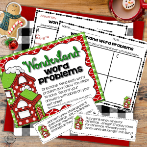 second grade december math centers