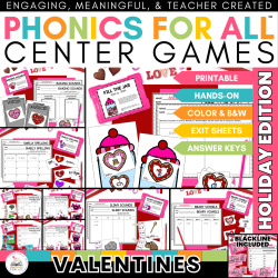 february valentines phonics centers