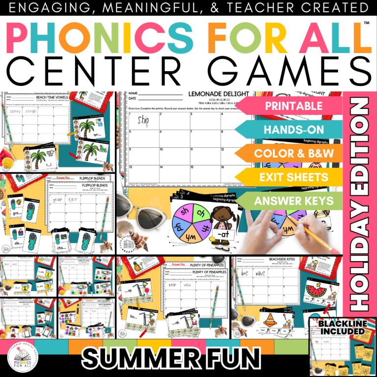 may summer phonics centers