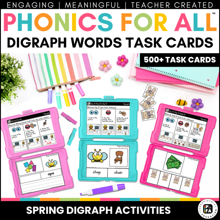 spring digraph word activities