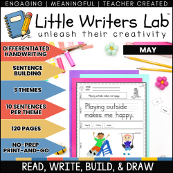 may summer sentence writing