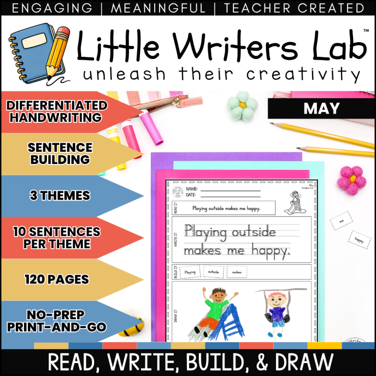 may summer sentence writing